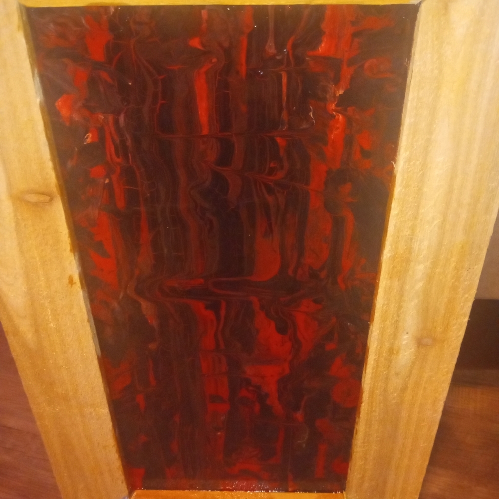 New Original Signed Artwork Set of 2 Acrylic Paintings on Canvas